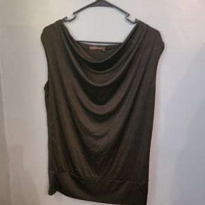 Women's black dress shirt